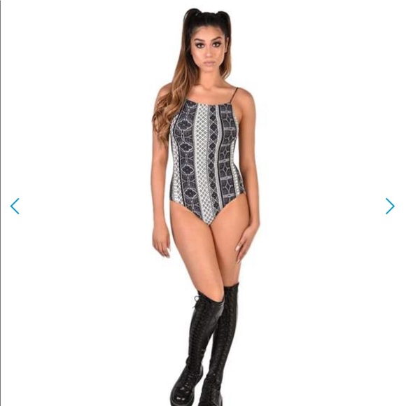 NWT iheartraves | Reviere Boho Body Suit M - Picture 2 of 7